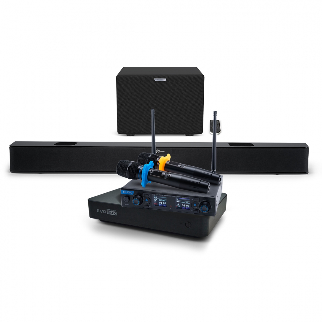 Hi-End караоке-система EVOBOX Premium + EvoSoundBar (саундбар с караоке) в Якутии