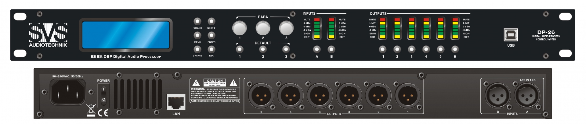 SVS Audiotechnik DP-26 Цифровой процессор: 2 входа 6 выходов в Якутии