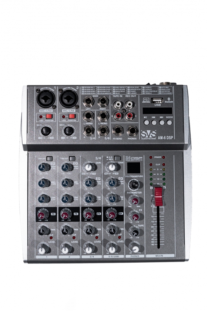 SVS Audiotechnik mixers AM-6 DSP Микшерный пульт аналоговый, 6-канальный SVS Audiotechnik mixers в Якутии