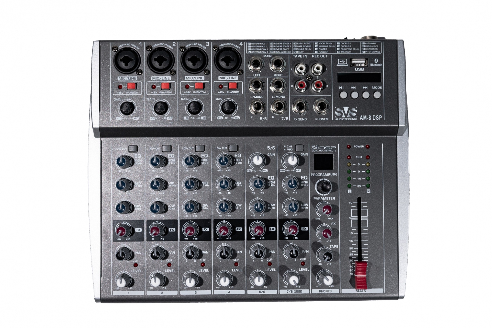 SVS Audiotechnik mixers AM-8 DSP Микшерный пульт аналоговый, 8-канальный в Якутии